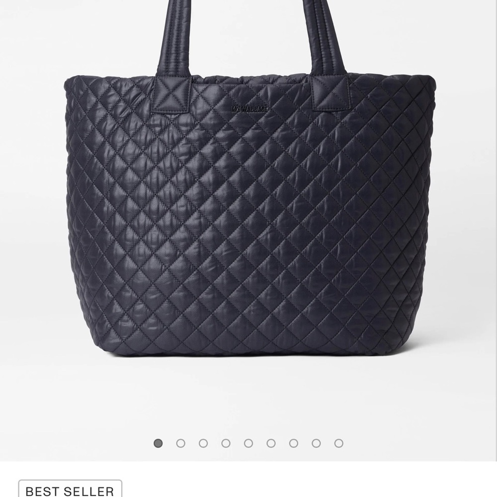 MZ Wallace Quilted Black Tote Bag